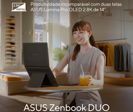 ASUS lança Zenbook DUO no Brasil com Intel Core Ultra X9